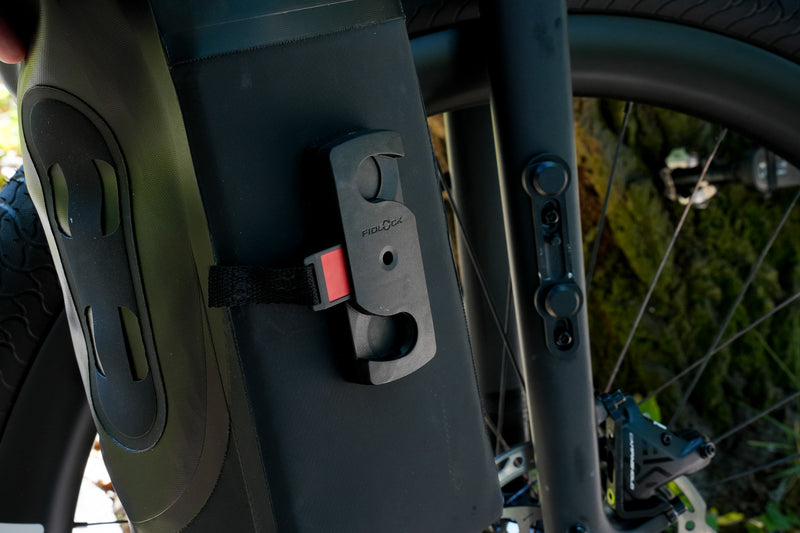 Mount the Pannier with the supplied magnetic system